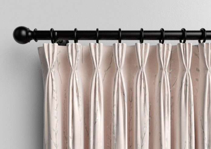 Willow Field, Pastel Pink - Made to Measure Curtains - Image 11